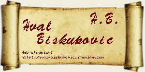 Hval Biskupović vizit kartica